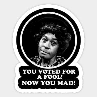 Aunt Esther: You Voted for a Fool Now You Mad Sticker
